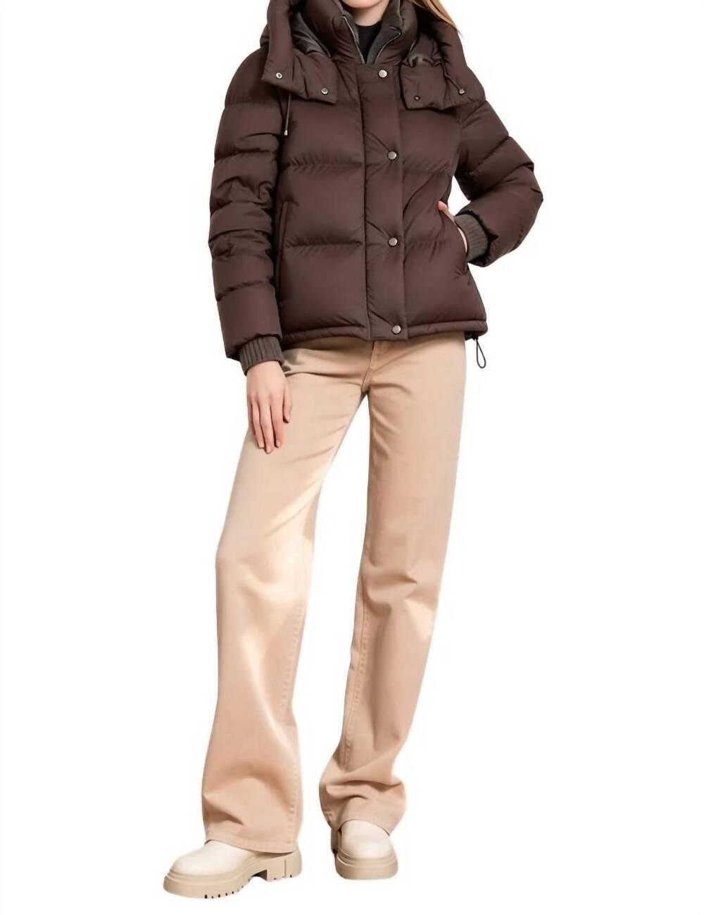 NEW MOORER thuile-os down jacket in moro